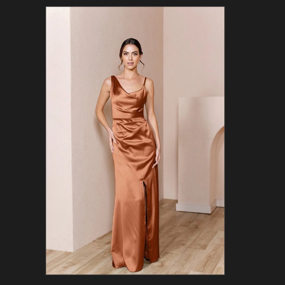 Revelry Maxine Satin Dress